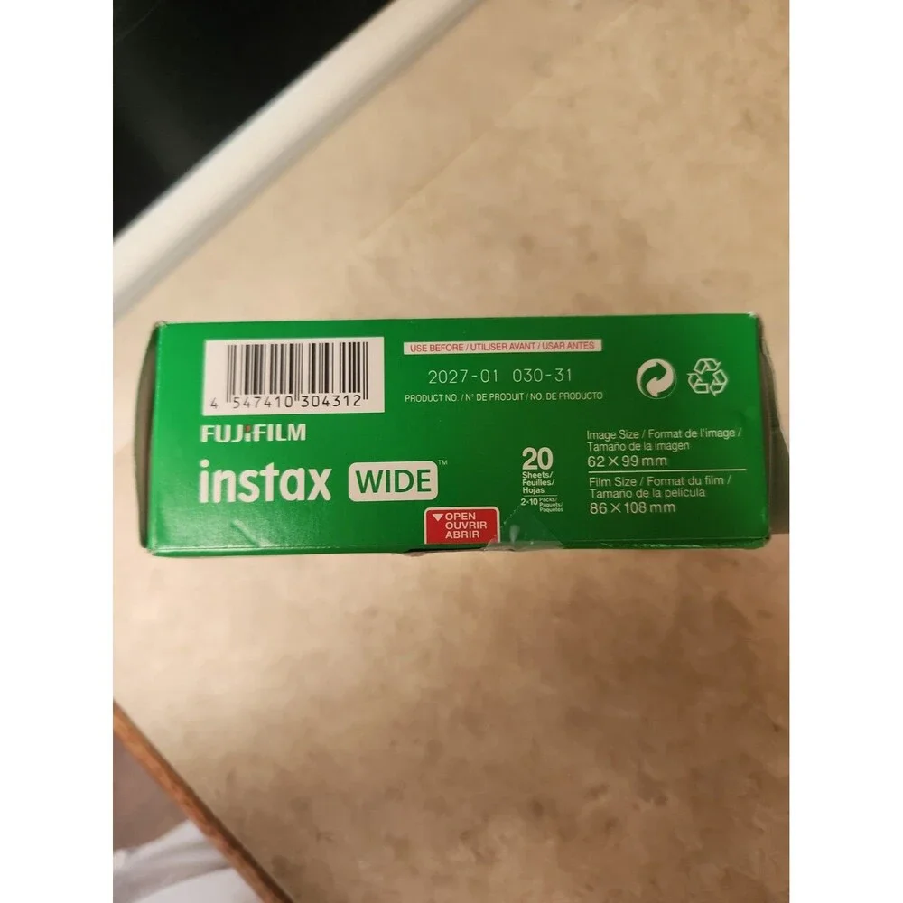 Fuji Instax Instant Film Wide 20 Pack